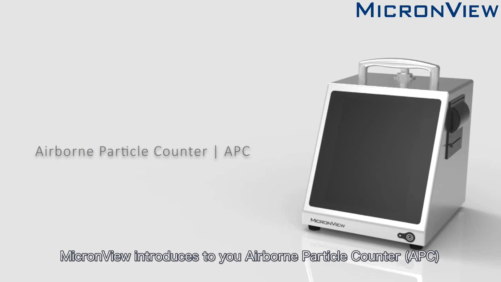 Vidéo d'introduction au Compteur de particules aéroportées