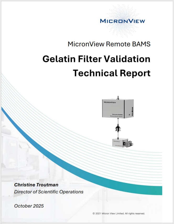 MicronView Remote BAMS Gelatin Filter Validation Technical Report