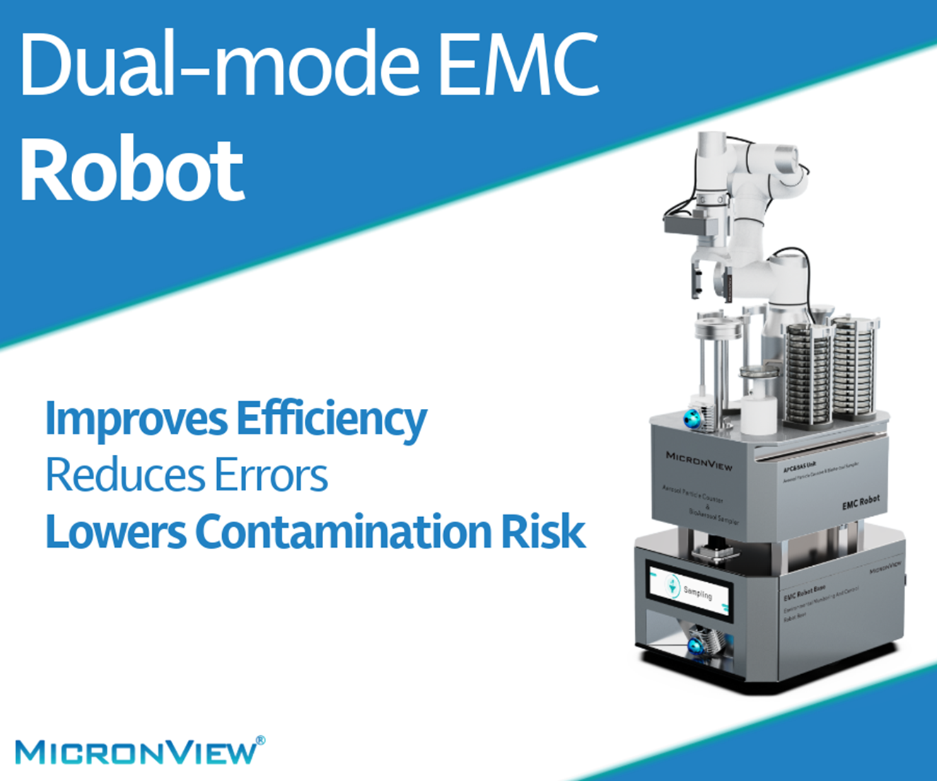 Advancing Cleanroom Monitoring with MicronView’s APC/BAS Dual Mode Robot